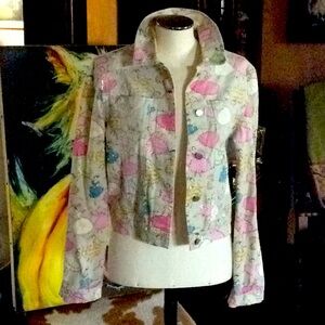 Blumarine Jean whimsical jacket